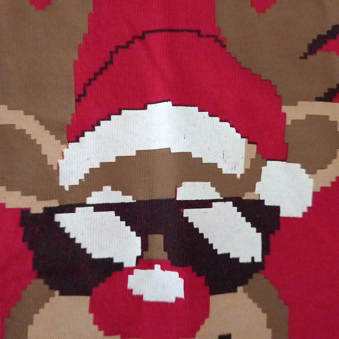 Red Long Sleeve Christmas Top - Boys 7-8 years - Primark