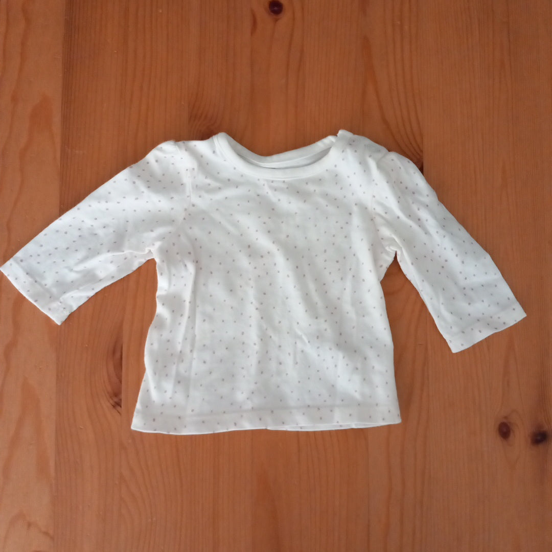 Pink Bambi Pinafore & Long Sleeve Top - Girls 0-3 months - Nutmeg