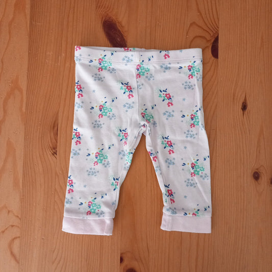 Pink Floral Trousers - Girls 3-6 months - F&F