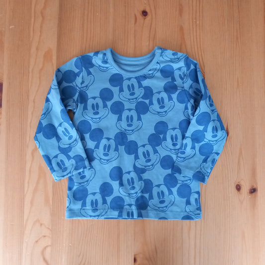 Mickey Mouse Long Sleeve Top - Boys 9-12 months - George
