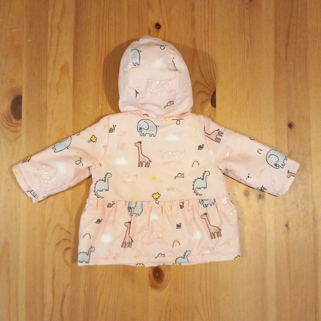 Pink Animals Lightweight Jacket - Girls 3-6 months - George