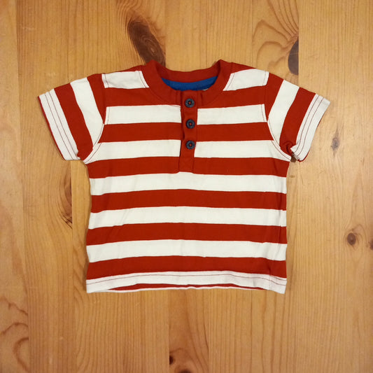 Red Striped T-Shirt - Boys up to 3 months - TU