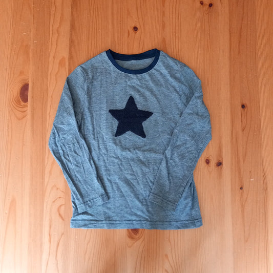 Thin Stripe Star Long Sleeve Top - Boys 6-7 years - M&S