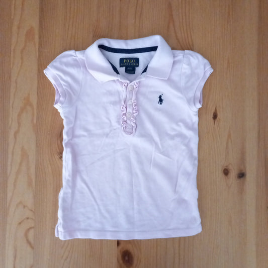 Light Pink Polo Top - Girls 4 years - Ralph Lauren