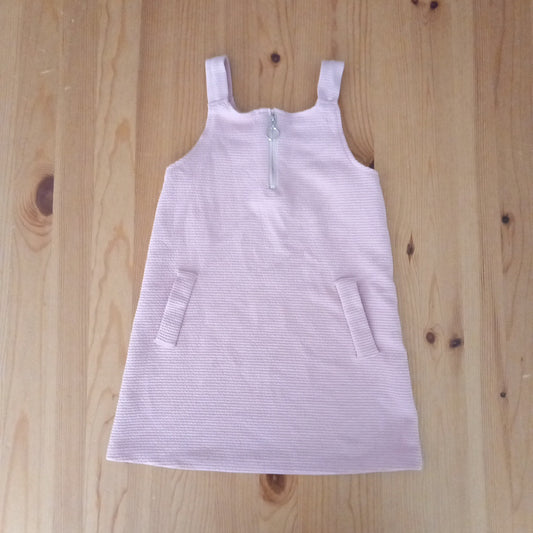 Light Pink Textured Stretch Pinafore Dress - Girls 4-5 years - Primark