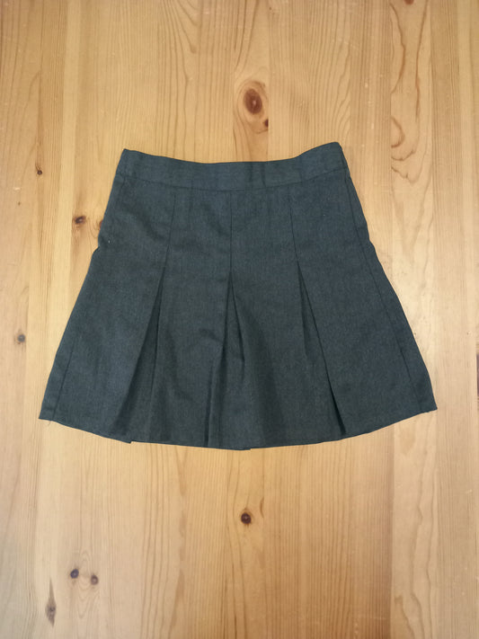 Grey School Skirt With Adjustable Waistband - Girls 8 years - School Life