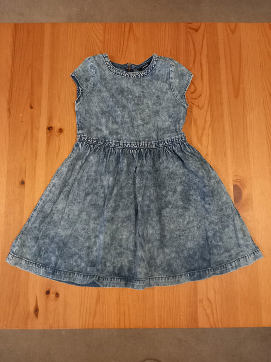 Denim Style Dress - Girls 7-8 years - George