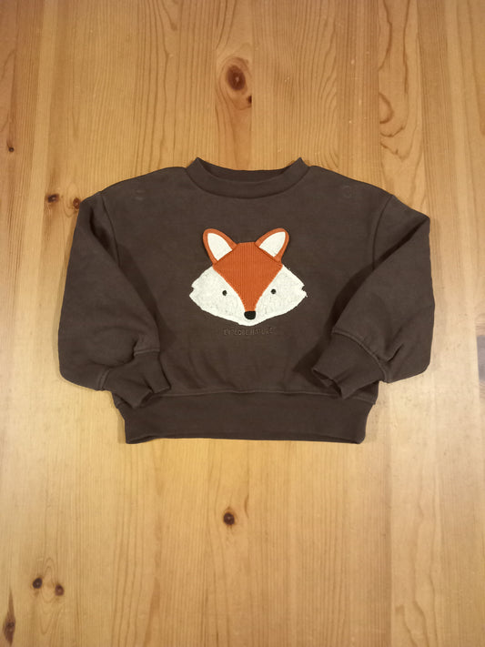 Brown 'Explore Nature' Fox Sweatshirt - Boys 18-24 months - Matalan