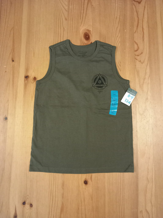 Khaki Green Vest Top (BNWT) - Boys 8-9 years - Primark