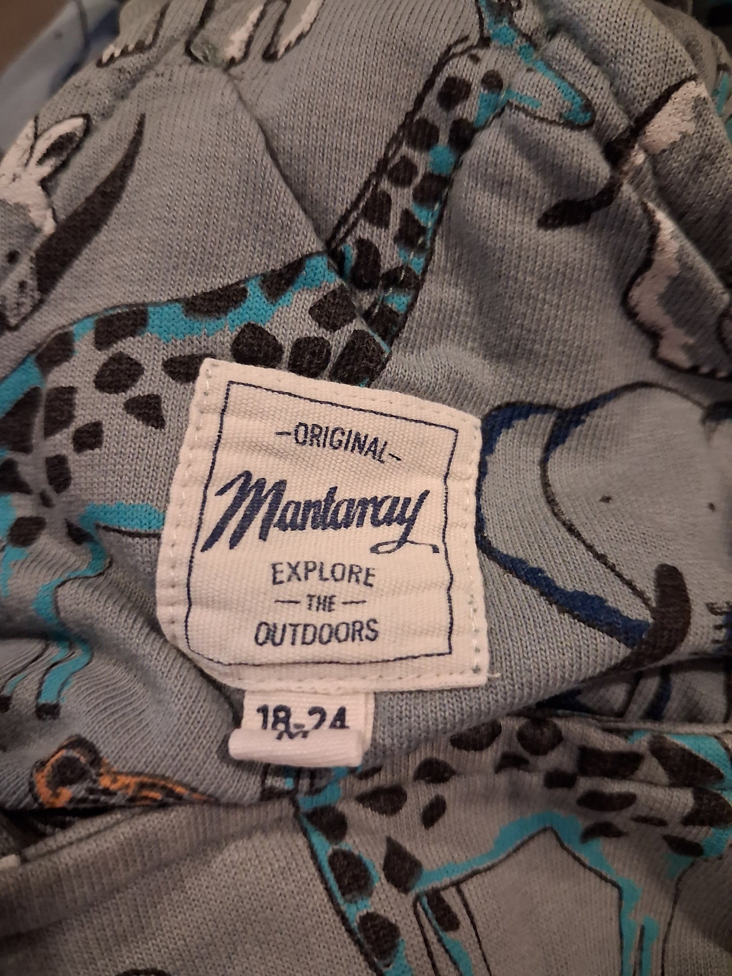 Animals Shorts Dungarees - Boys 18-24 months - Mantaray