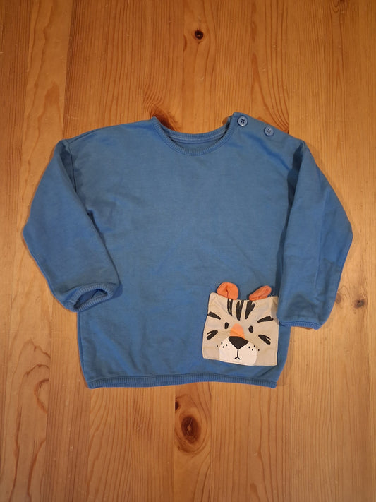 Tiger Pocket Lightweight Sweatshirt - Boys 12-18 months - George