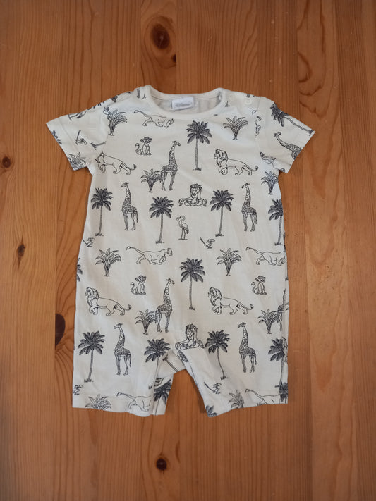 The Lion King Short Sleeve Romper - Unisex 6-9 months - F&F