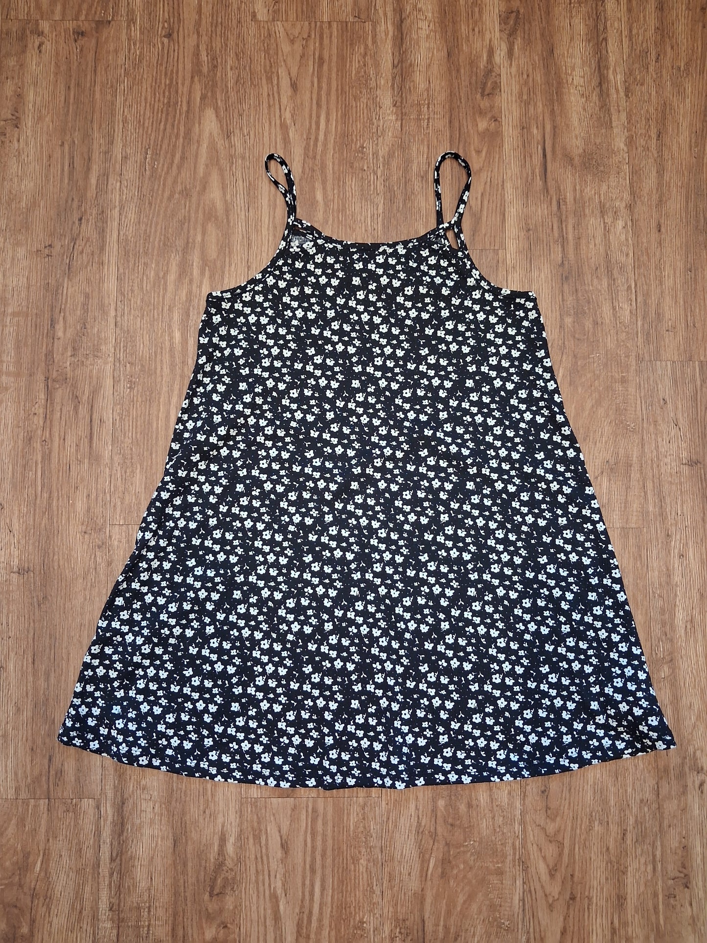 Black & White Floral Sleeveless Dress - Girls 10-11 years - Primark