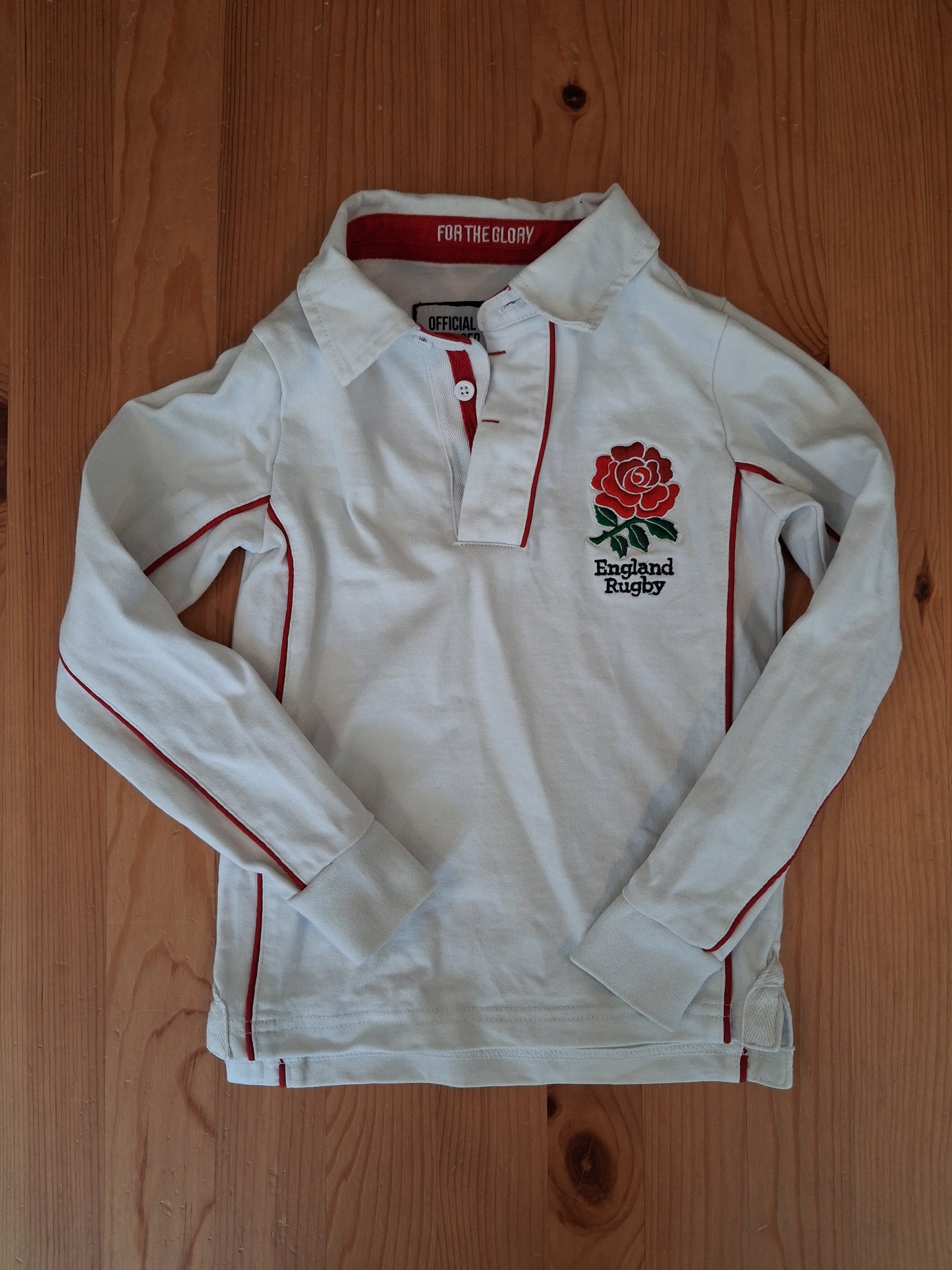 Long Sleeve England Rugby Shirt - Boys 3-4 years - England Rugby