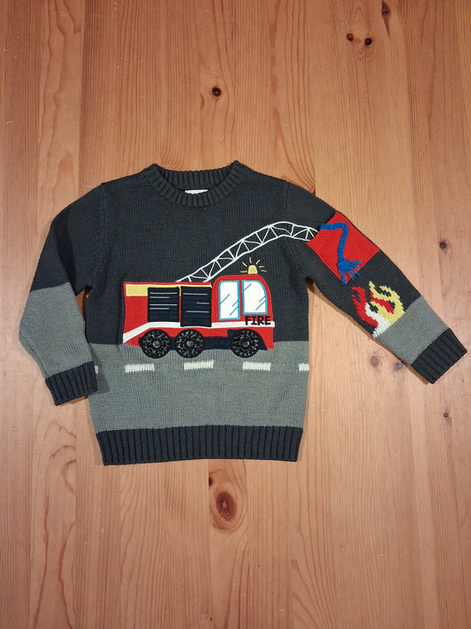 Fire Engine Jumper - Boys 18-24 months - F&F