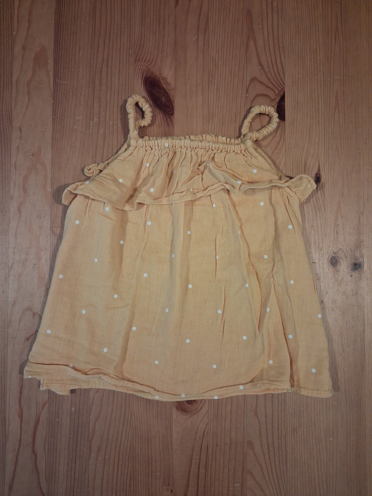 Yellow Spotty Sleeveless Top - Girls 4-5 years - F&F