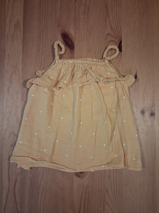 Yellow Spotty Sleeveless Top - Girls 4-5 years - F&F