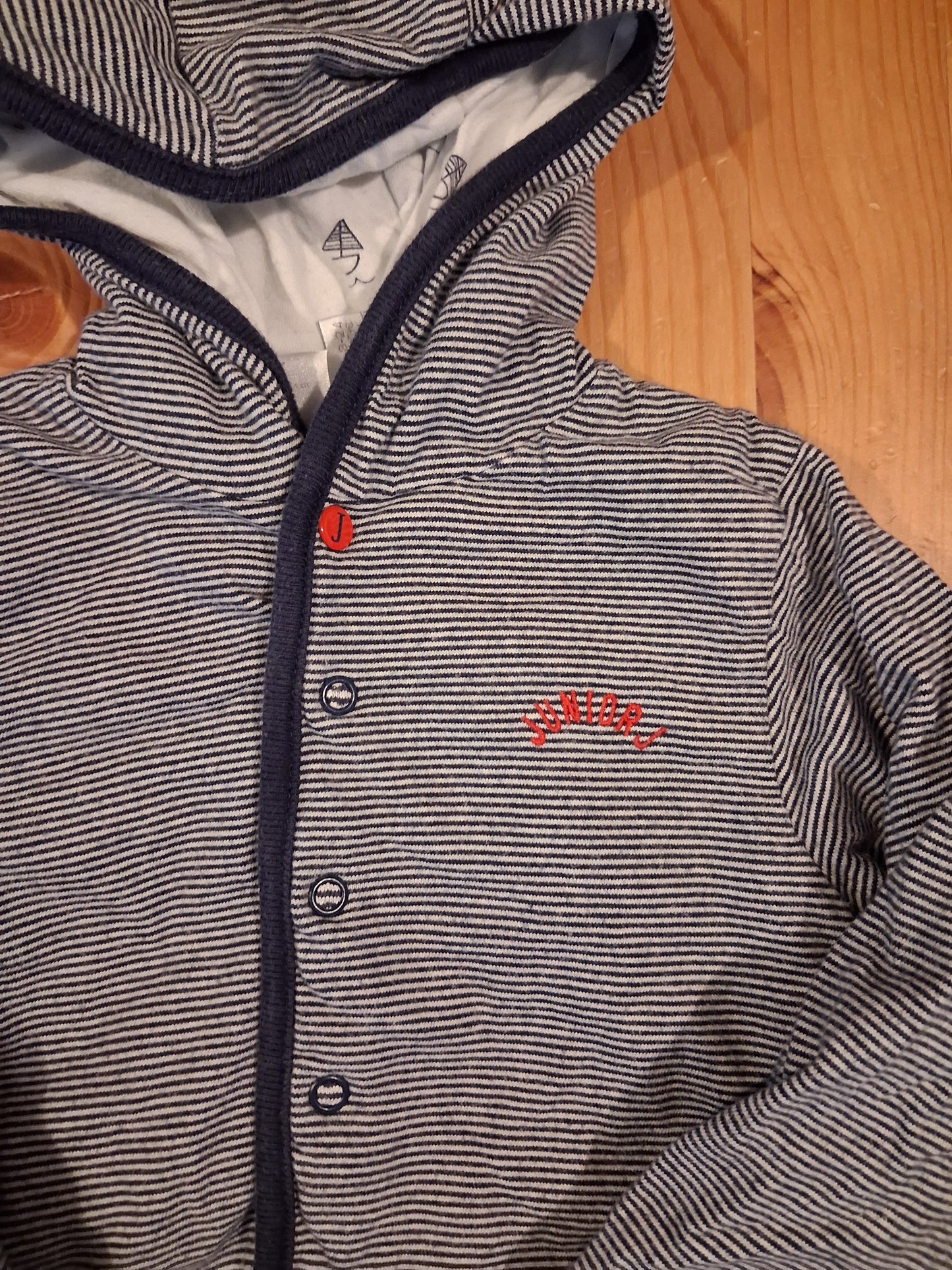 Striped Hooded Jacket/Hoodie - Boys 18-24 months - Jasper Conran