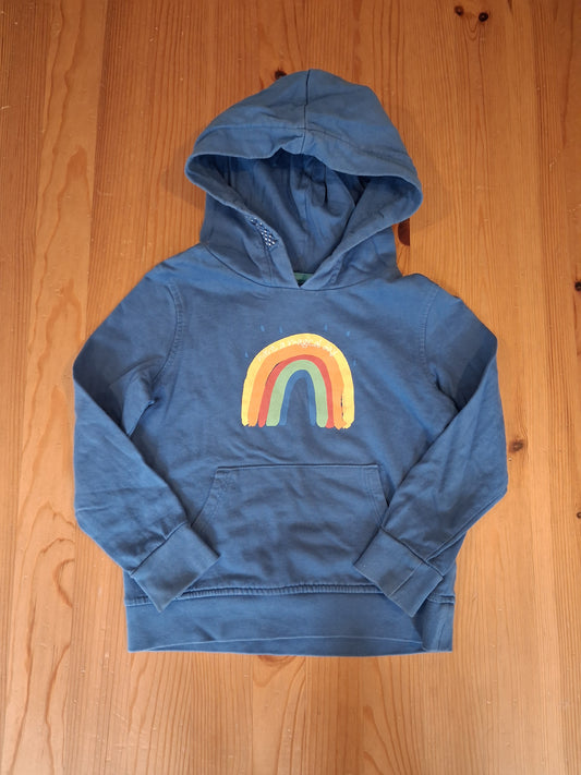 Blue Rainbow 'Have A Magical Day' Hoodie - Girls 4-5 years - Lily & Dan