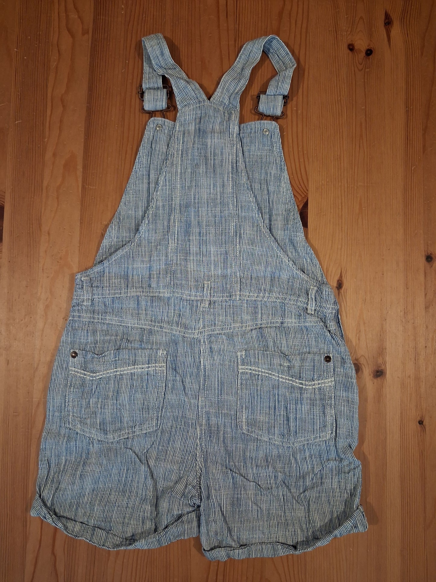 Thin Stripe Shorts Dungarees - Girls 11 years - Next