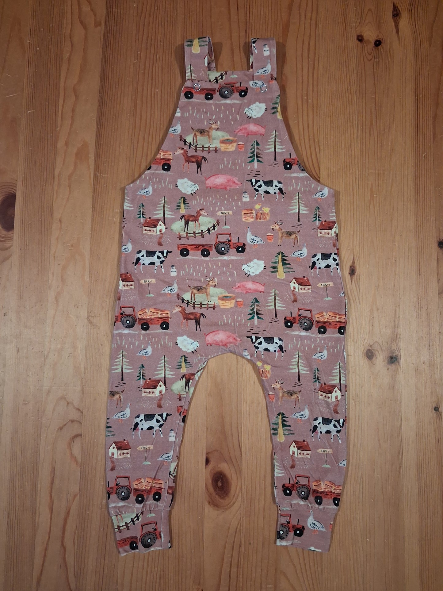 Handmade Farm Dungarees - Boys 18-24 months - Popsy & Mama