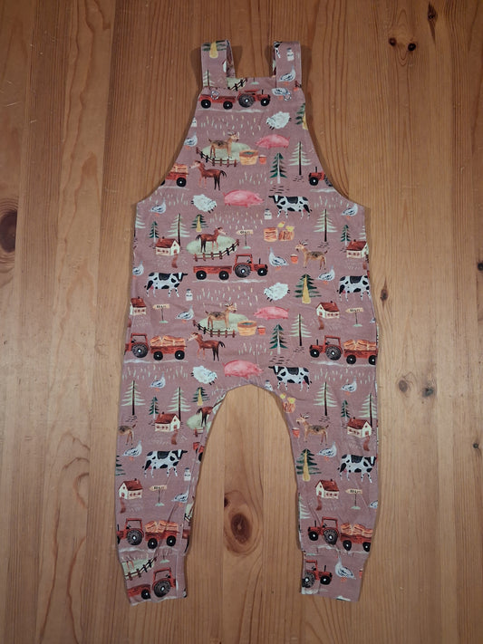 Handmade Farm Dungarees - Boys 18-24 months - Popsy & Mama