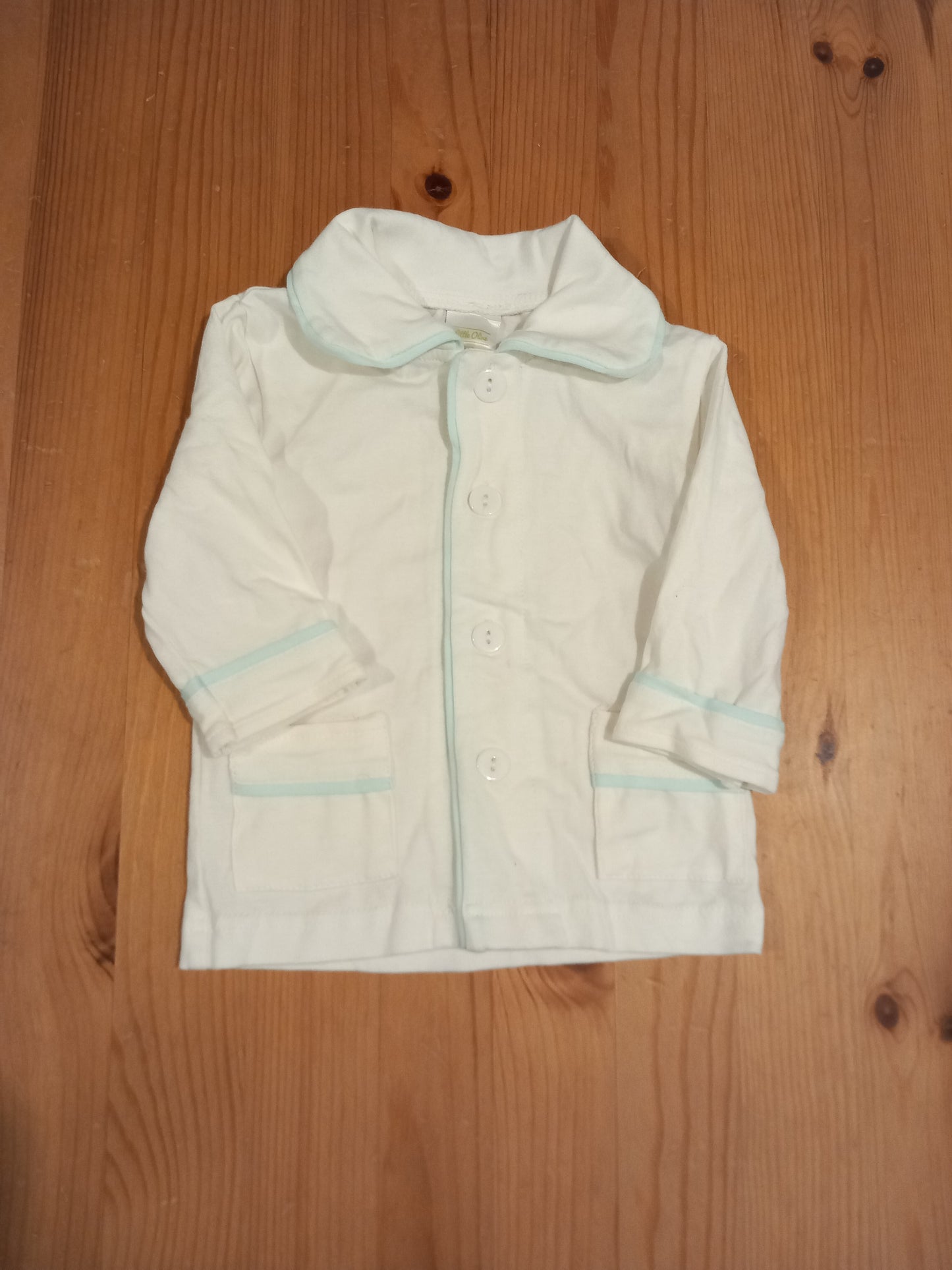 Long Sleeve Pyjamas in Drawstring Bag - Boys 6 months - Little Olive