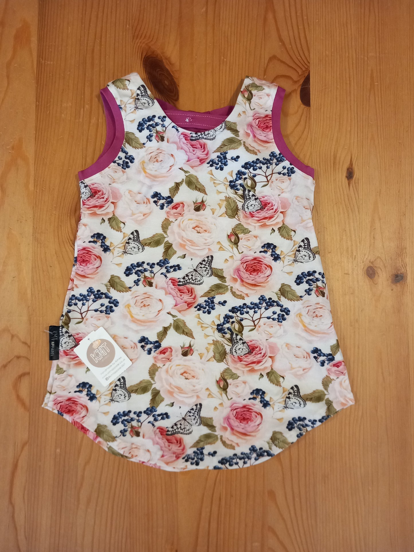 Handmade Bow Back Top (BNWT) - Girls 3-4 years - KMT Apparel