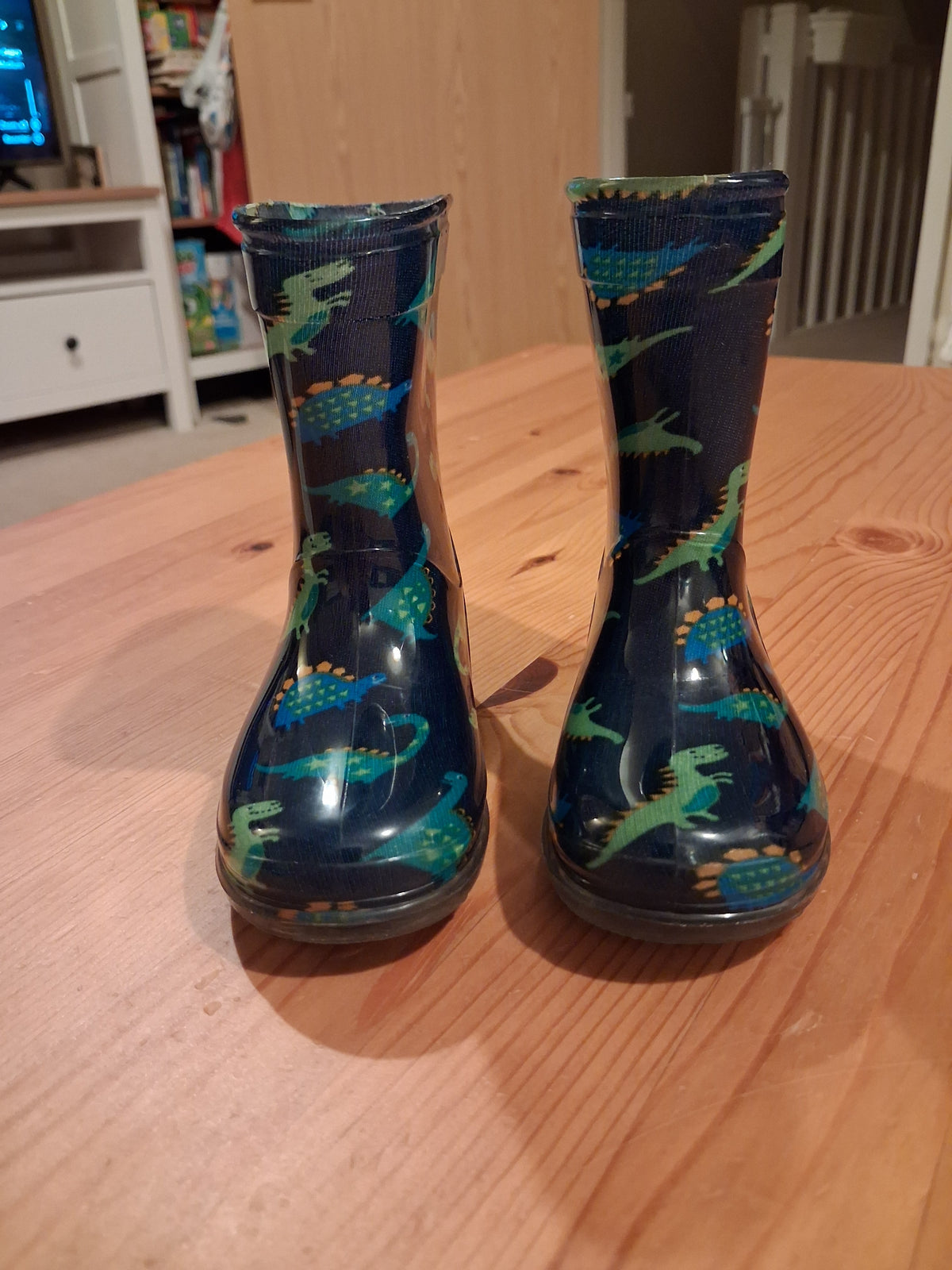 Dinosaurs Wellies - Boys Infant Size 4 - Brand Unknown