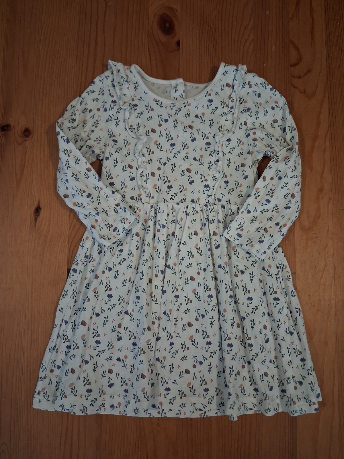 Long Sleeve Floral Dress - Girls 18-23 months - Matalan