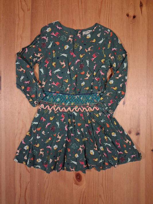 Lined Animals Occasionwear Dress - Girls 4-5 years - Next