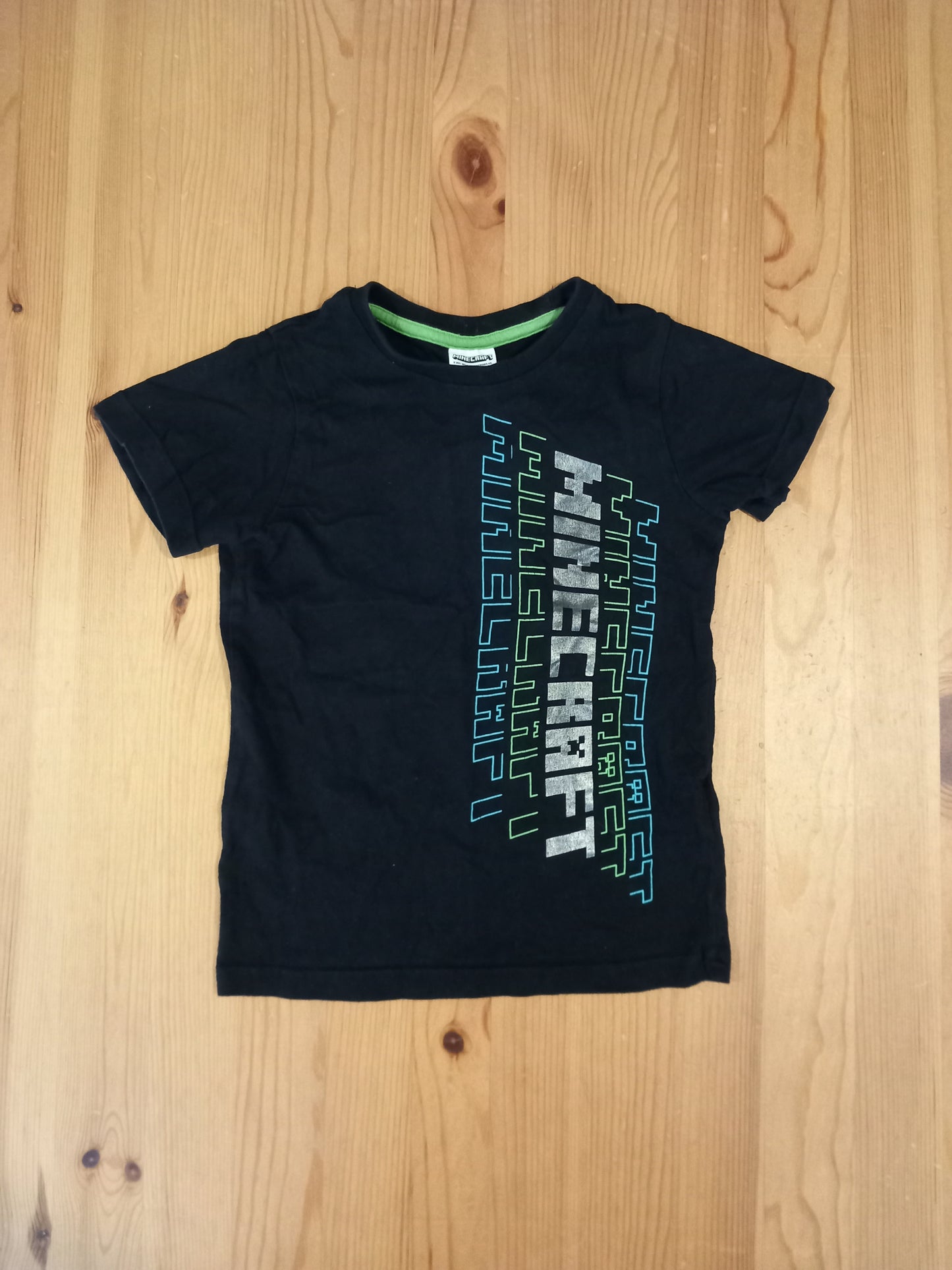 Black Minecraft T-Shirt - Boys 4-5 years - M&S