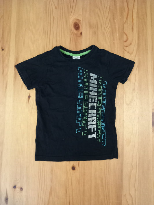 Black Minecraft T-Shirt - Boys 4-5 years - M&S
