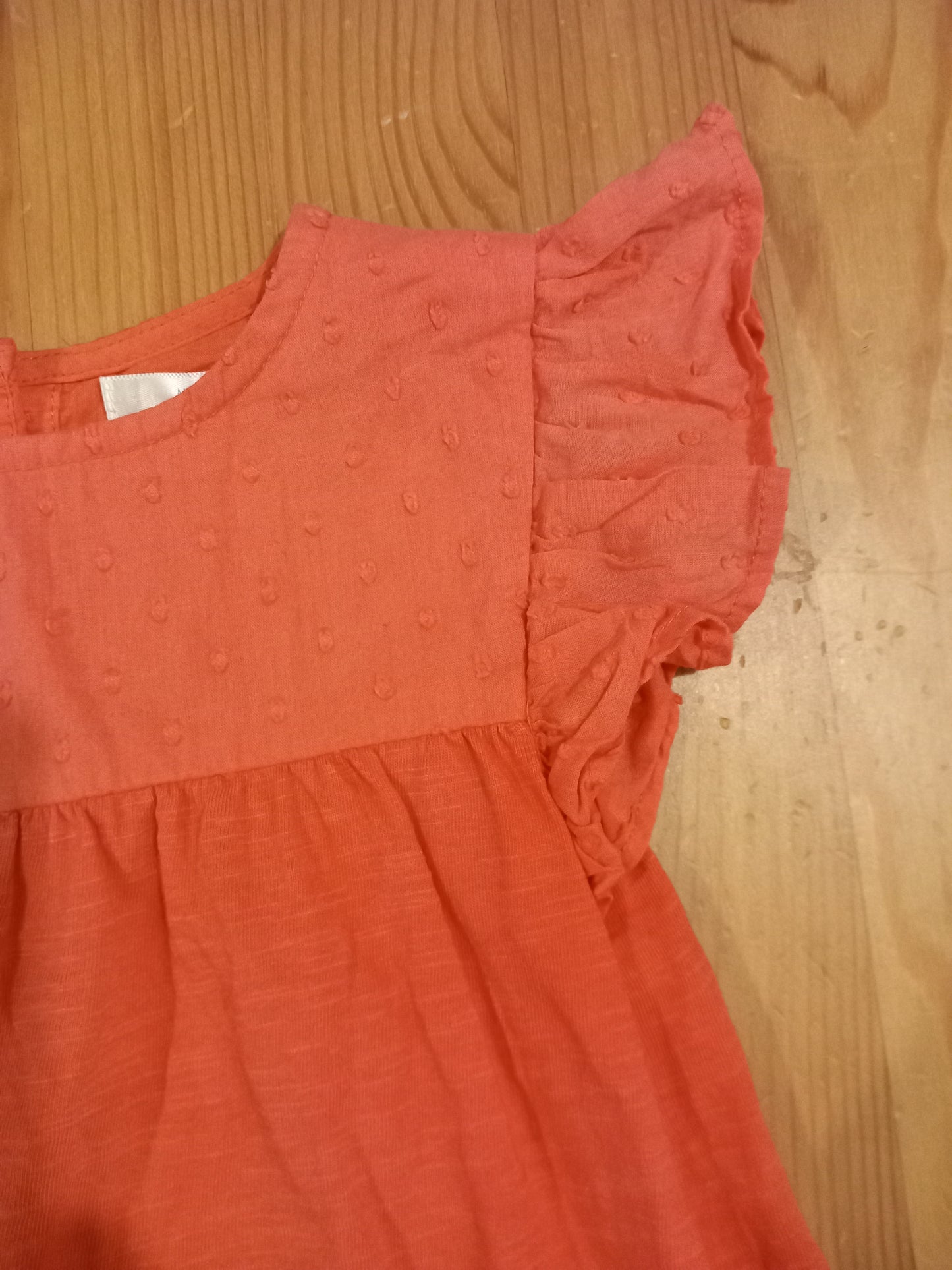 Pink Button Back Top - Girls 4-5 years - M&Co