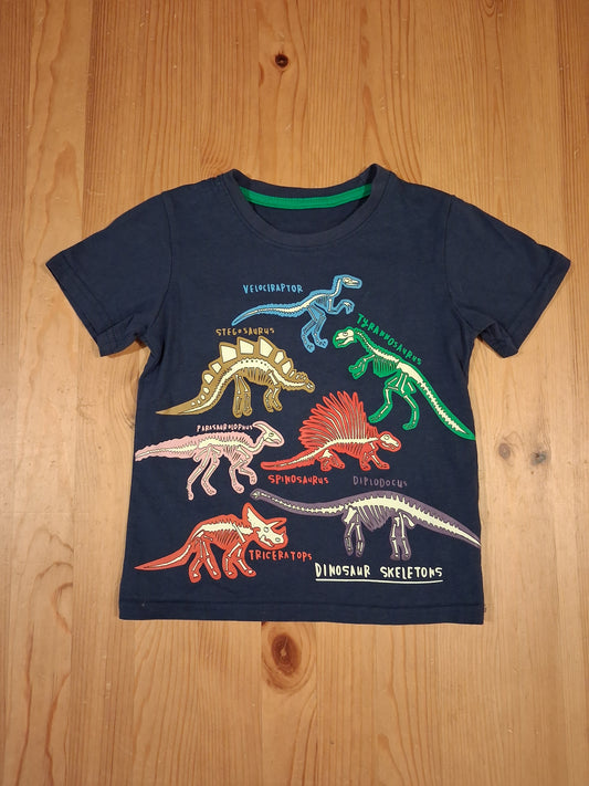 Navy Dinosaur Skeletons T-Shirt - Boys 5 years - Brand Unknown
