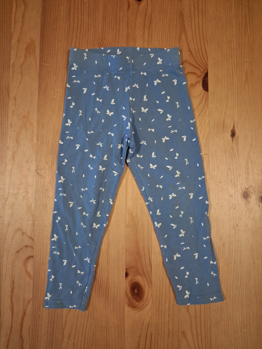 Butterflies Leggings - Girls 2-3 years - Nutmeg