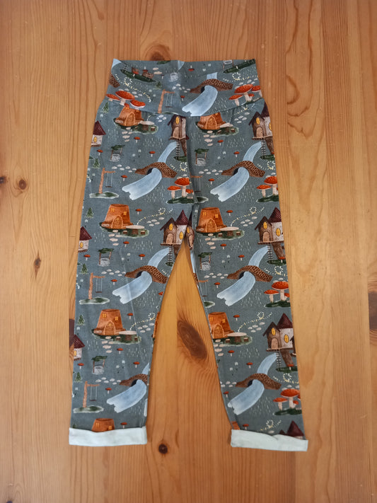 Handmade Fairy Garden Leggings - Girls 4-5 years - Bunny & Bear Clothing
