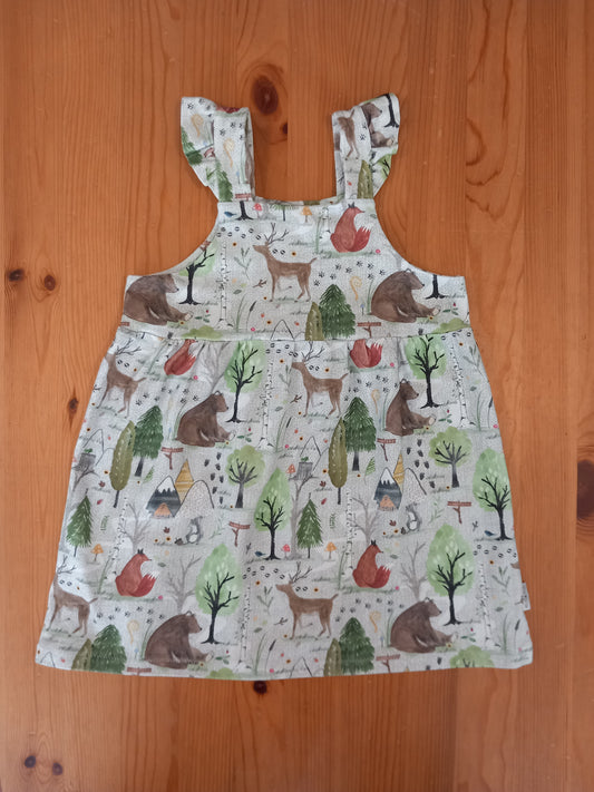 Handmade Animals & Nature Dress - Girls 4-5 years - Little Wild Fin