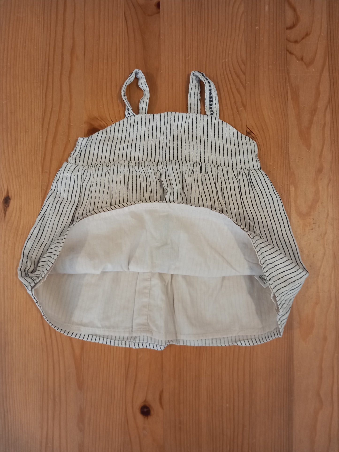 Lined Striped Pictures Top - Girls 12-18 months - TU