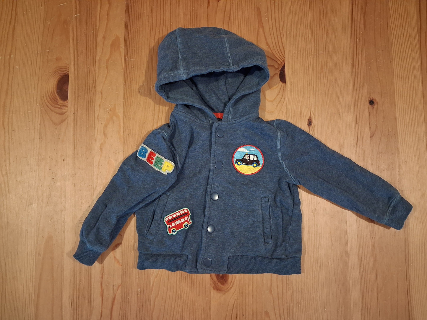 Blue Vehicles Hoodie - Boys 2-3 years - Cath Kids