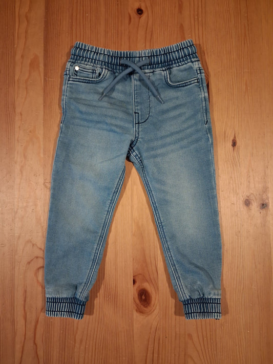 Light Denim Jeans With Drawstring Elasticated Waistband - Boys 2-3 years - V By Very