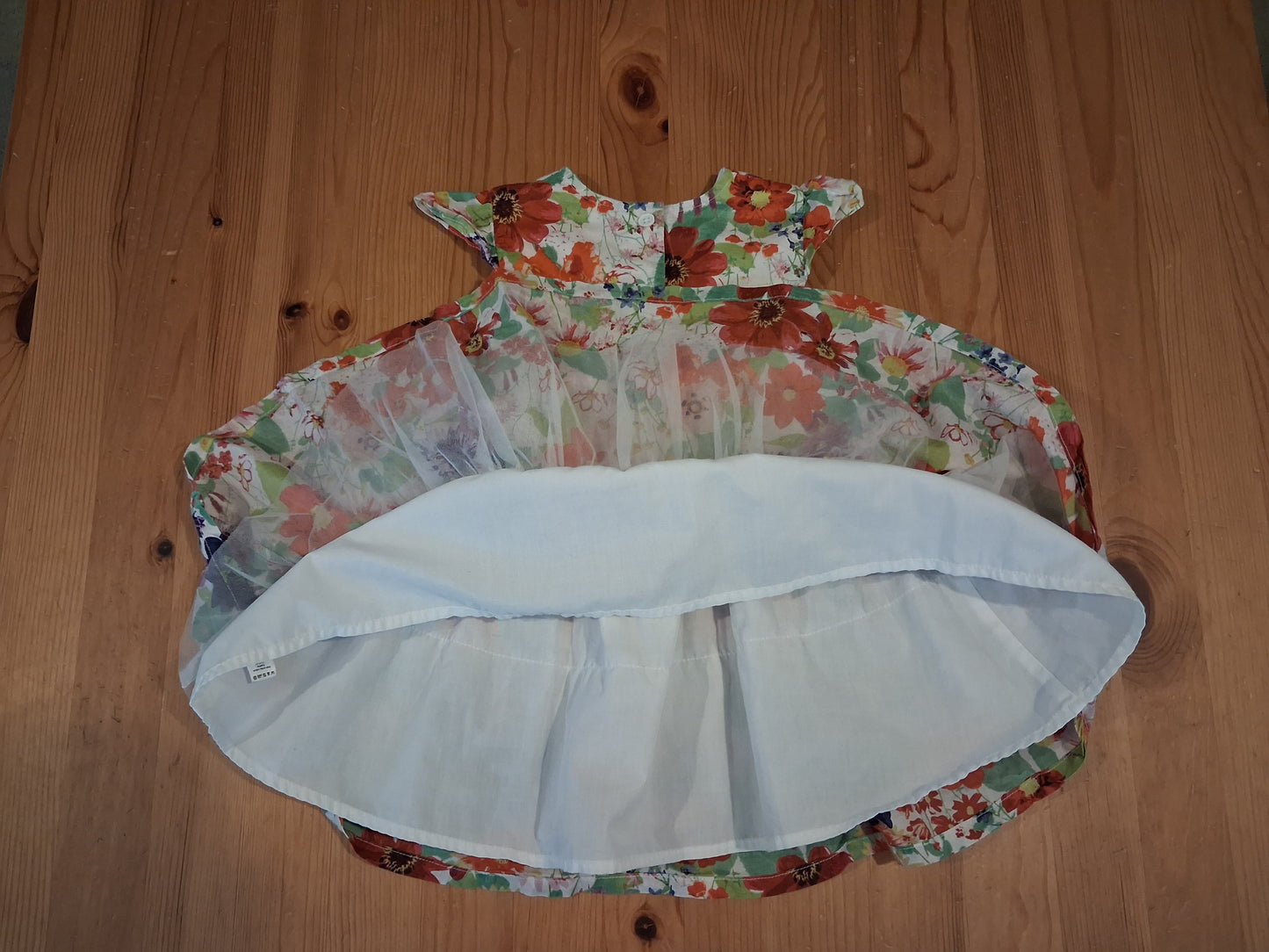 Floral Lined Occasionwear Dress - Girls 12-18 months - TU