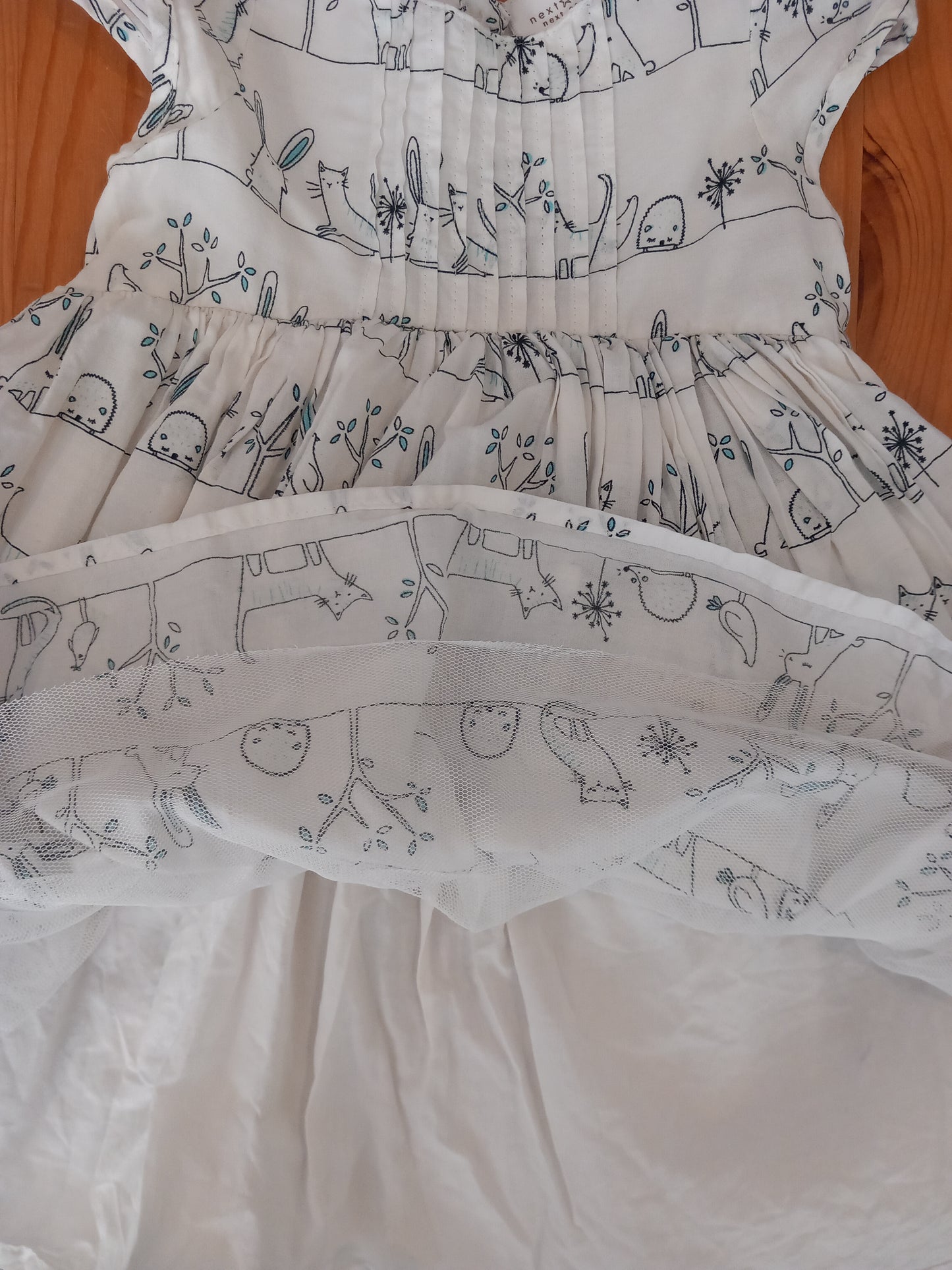 Lined Animals Dress - Girls 9-12 months - Next