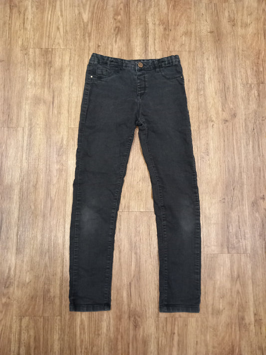 Black Distressed Look Jeggings - Girls 11 years - River Island