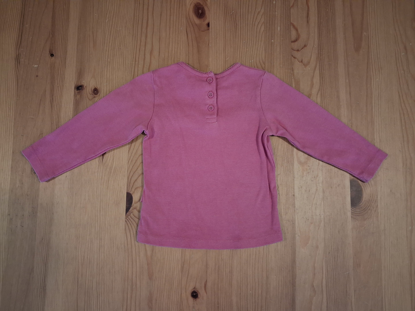Pink Long Sleeve Top - Girls 12-18 months - JoJo Maman Bébé