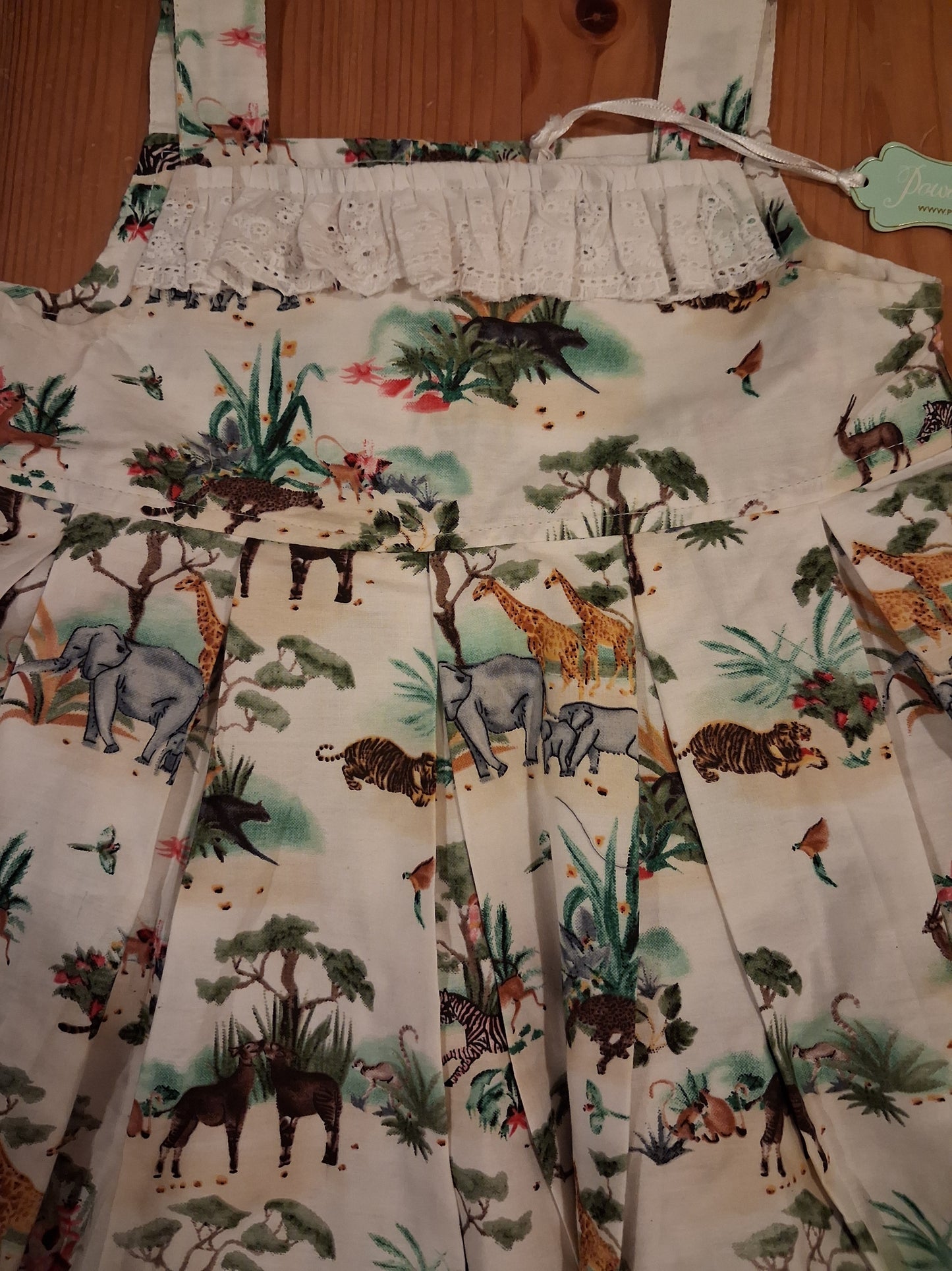 Sleeveless Animals Dress (BNWT)  - Girls 2-3 years - Powell Craft