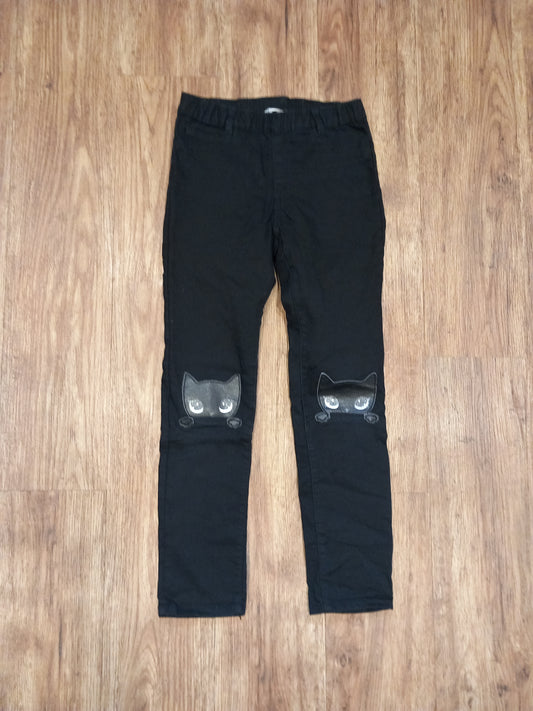 Black Cat Jeggings - Girls 7-8 years - H&M