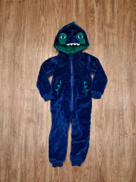 Furry Dinosaur Onesie With Removable Tail - Boys 18-24 months - Nutmeg