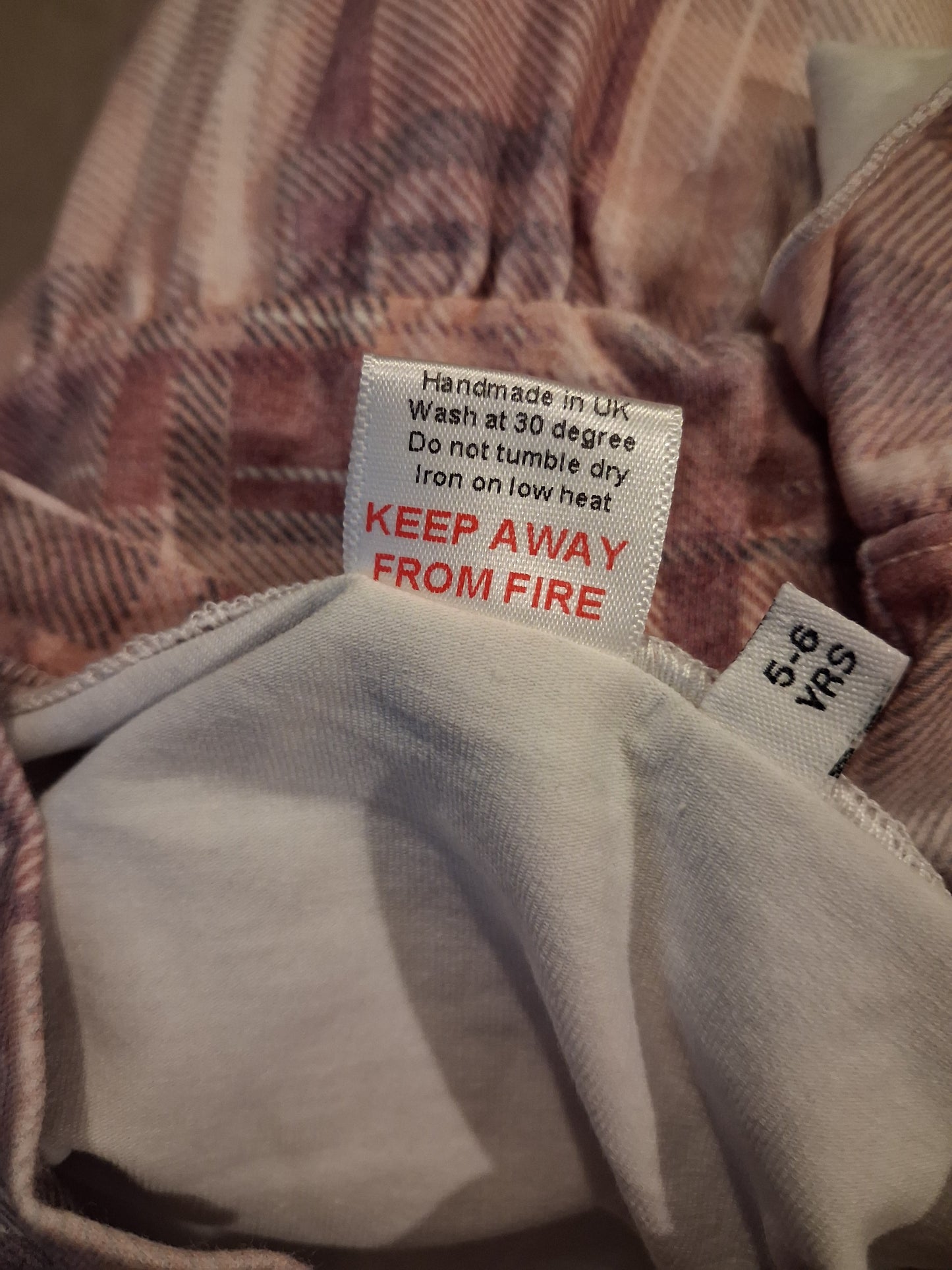 Handmade Dress With Feature Sleeves - Girls 5-6 years - Ellie Rae Clothing