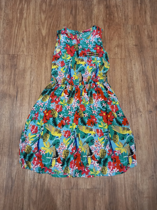 Sleeveless Tropical Print Dress - Girls 9-10 years - Primark